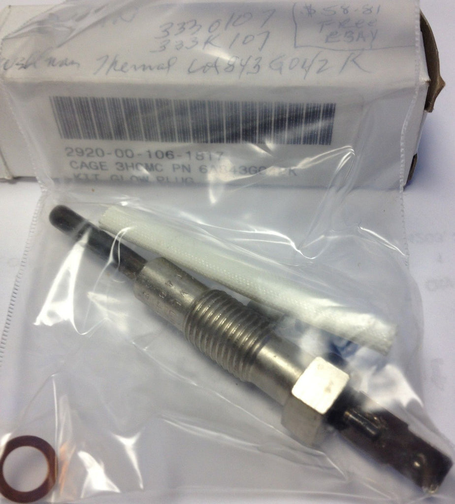 MEP0002A MEP003A ONAN GLOW PLUG 3330107 333K107 WELLMAN THERMAL 6A843G