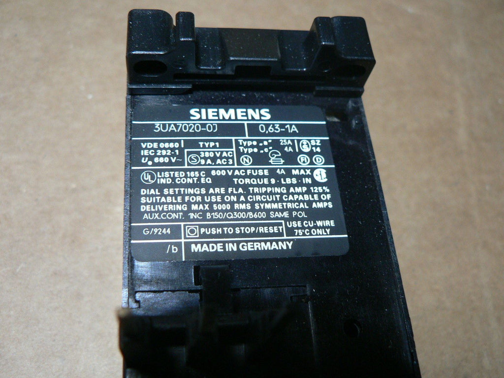 SIEMENS 3RB1253-OFB10 Relè Elettronico Di Sovraccarico 3RB1253OFB10