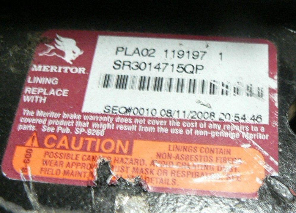 M917A2 DUMP TRUCK BRAKE SHOES A23222P2200 (1 PAIR) SR3014715QP — GCor