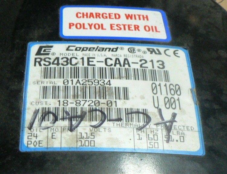 COPELAND RS43C1ECAA213 SCOTSMAN 18872121 — GCor Automotive