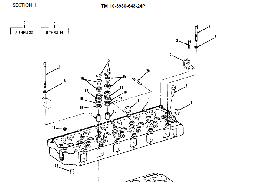 M1OA MHE236 KOMATSU CASE NEW HOLLAND CYLINDER HEAD 1816969C92 691877C91