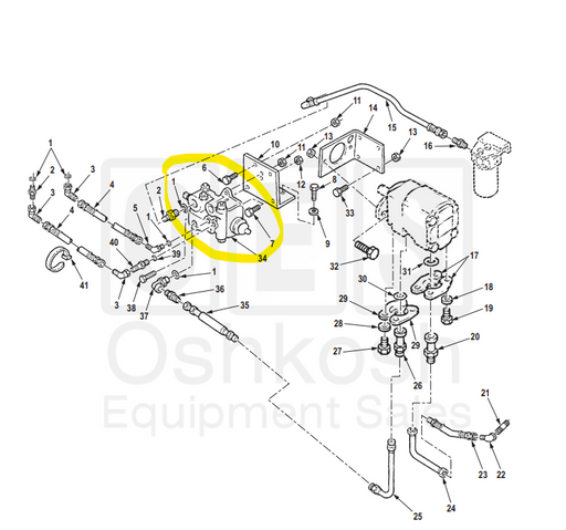 M900 SERIES 5 ton 6x6 11669457 EATON CM11-N02-R17-BL5-21 WINCH CONTROL