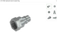 JOHN DEERE AT117365 Hydraulic Quick Coupler Plug