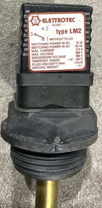 ELETTROTEC LM2 Float Level Switch 220 VOLT 30 Watt .05A  JETS-D LJ115D/WP