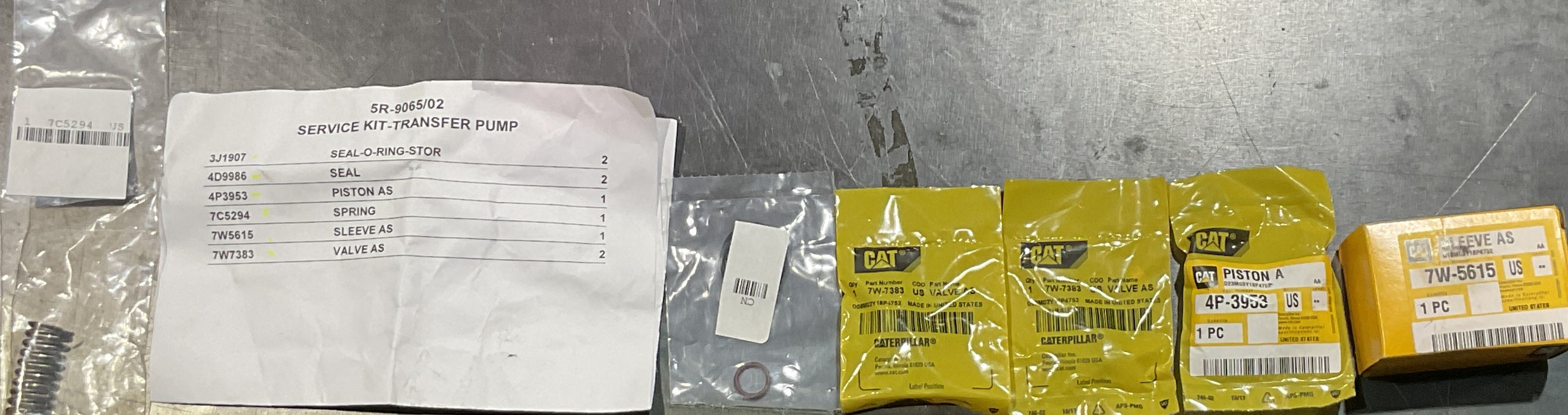 NEW OEM Genuine CAT Caterpillar 5R-9065 Transfer Pump Service Kit, 3116 ENGINE
