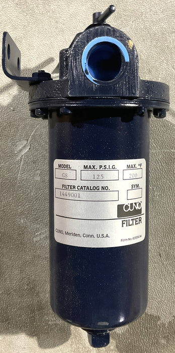 CUNO FILTER 14490-01-40-0015 MODEL GS FILTER 1449001