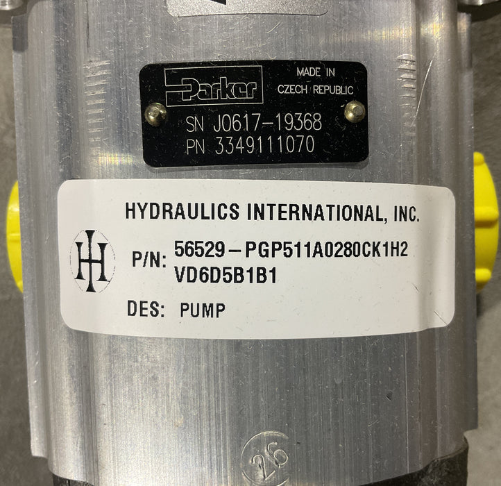PARKER 3349111070 HYDRAULIC PUMP 4920-01-656-7548