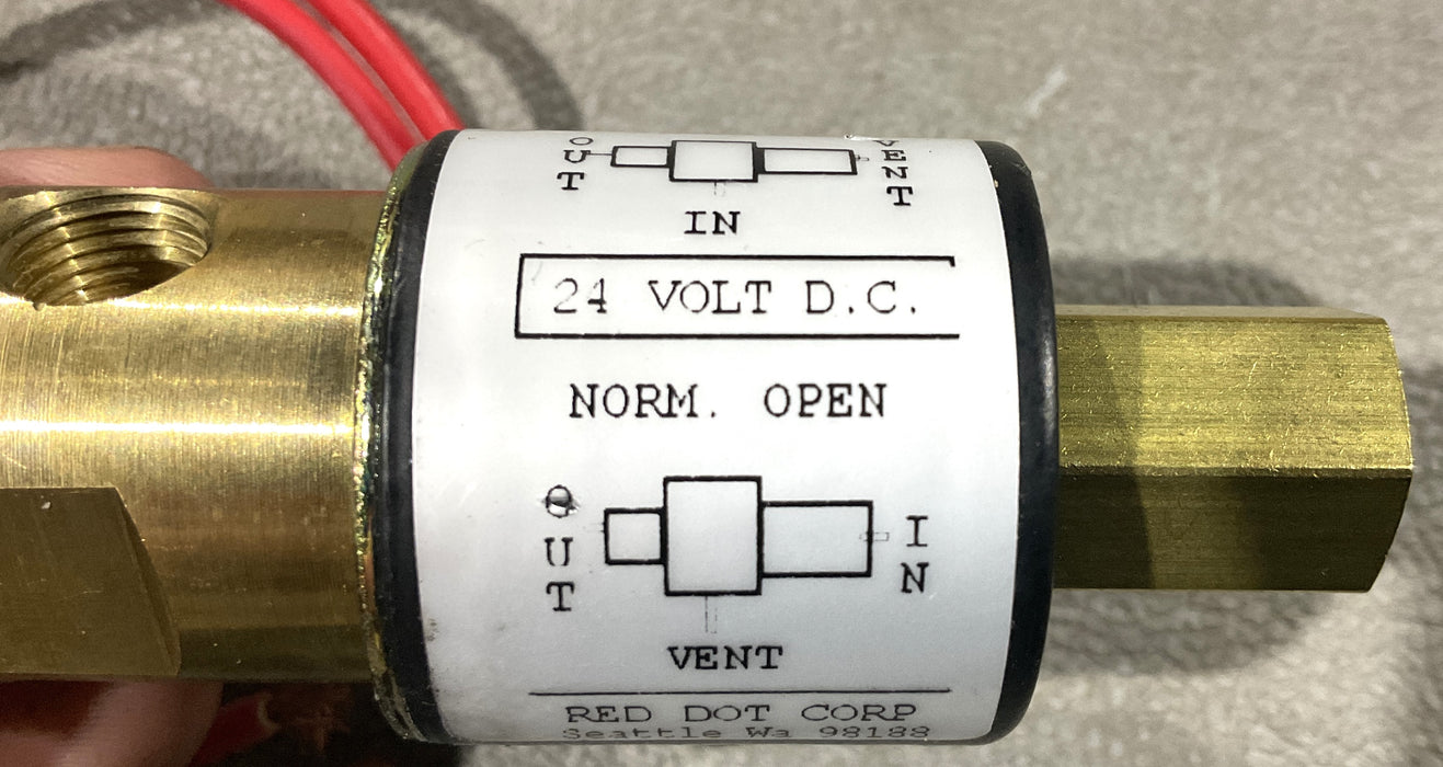 M939 VALVE-SOLENOID 24V. RED DOT RD-5-4396-0