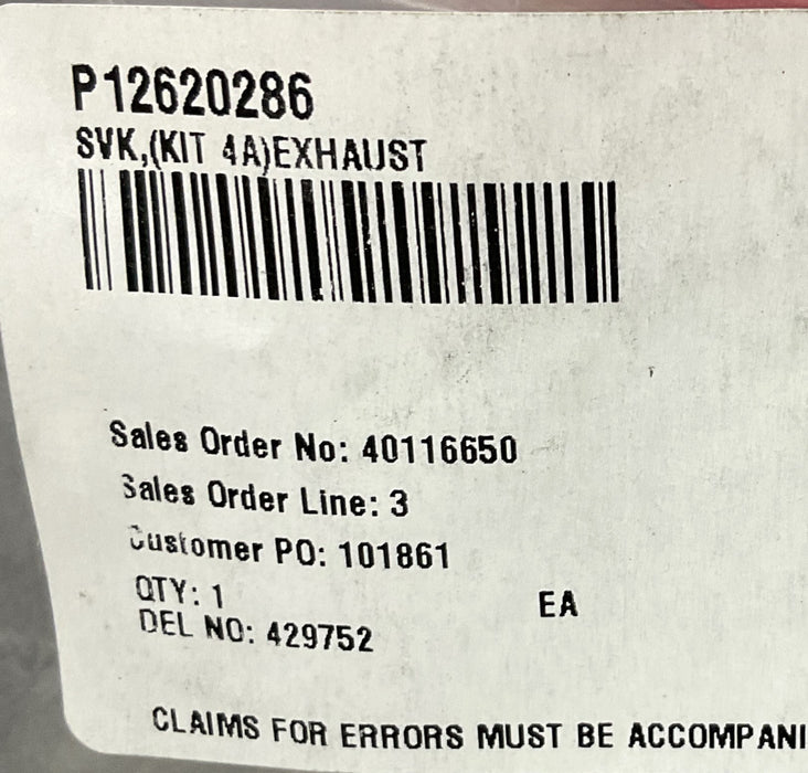 FAIRBANKS MORSE REPAIR KIT P12620286 EX. VALVE