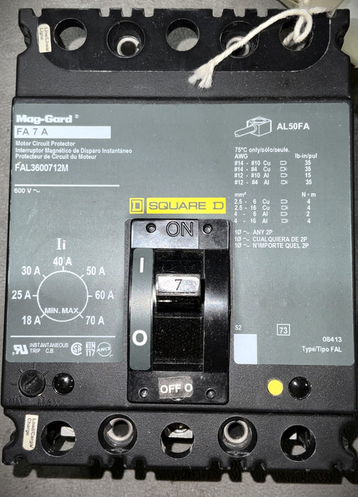 NEW FAL3600712M - Square D - Molded Case Circuit Breakers