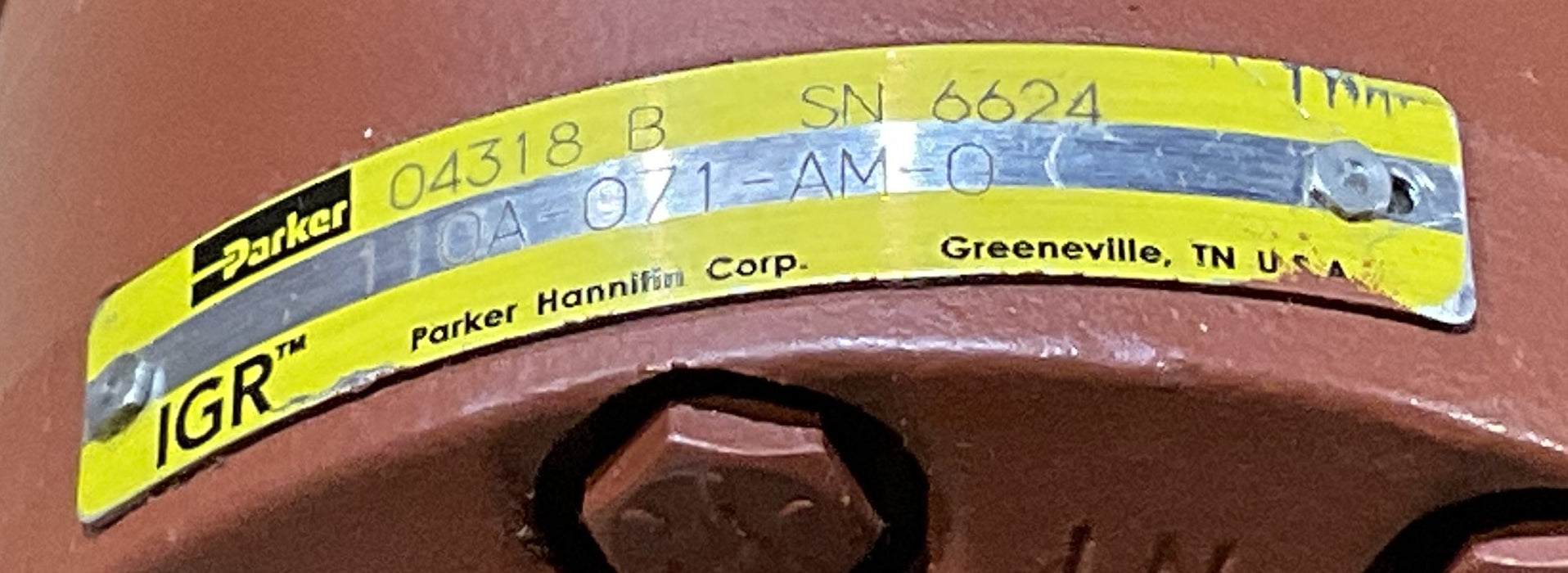 PARKER 110A-071-AM-0  04318B HYDRAULIC MOTOR