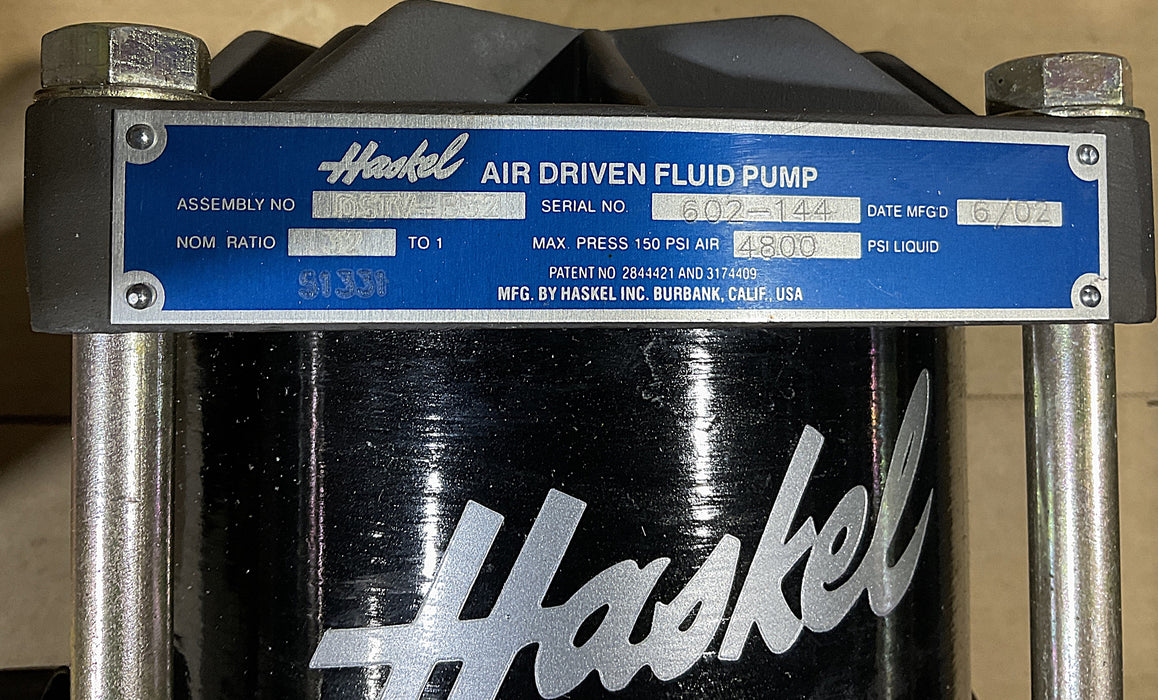 HASKEL DSTV-B32 AIR DRIVEN PUMP