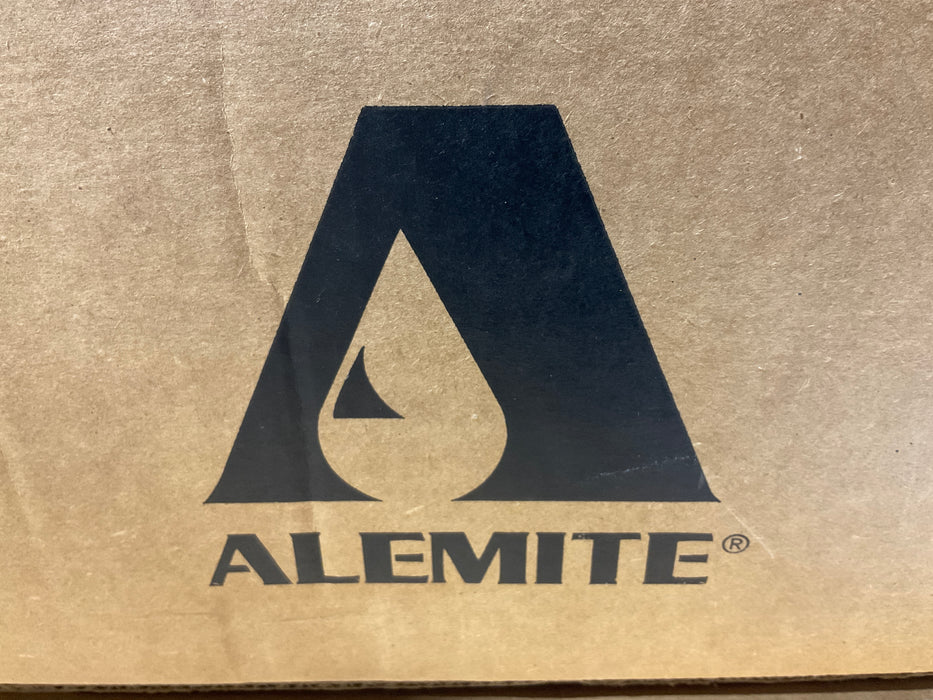 Alemite 9960-A Oil Pump, Stationary, Oil Lub., Pneumatic RAM Pump, 16 gal, 7 gpm
