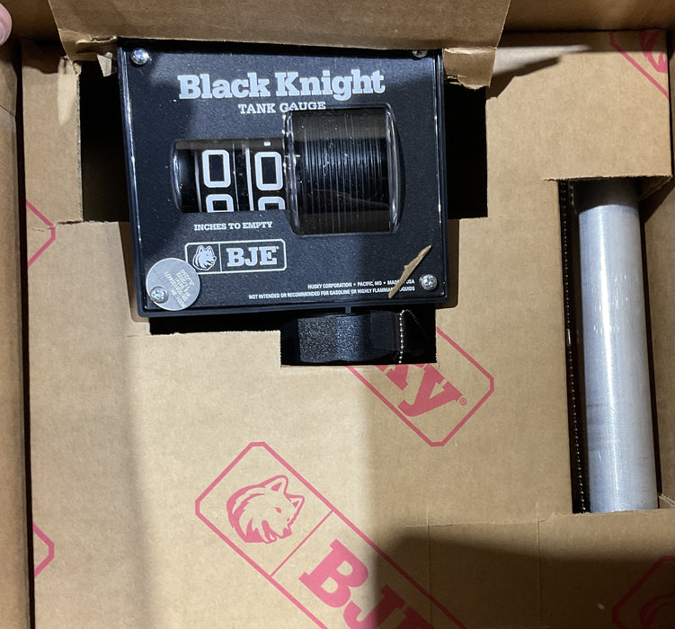 BJE Black Knight Oil Tank Gauge with Vertical Float, Model BK