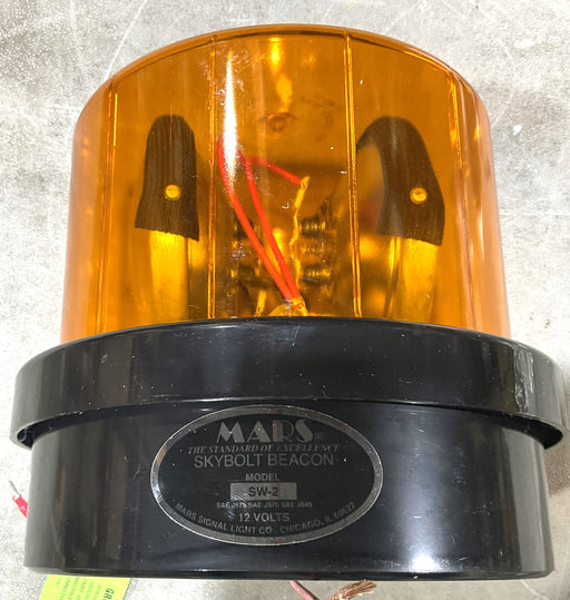 TRI LITE MARS AMBER WARNING LIGHT SW2-12BP/A 12 VOLT ROTATING