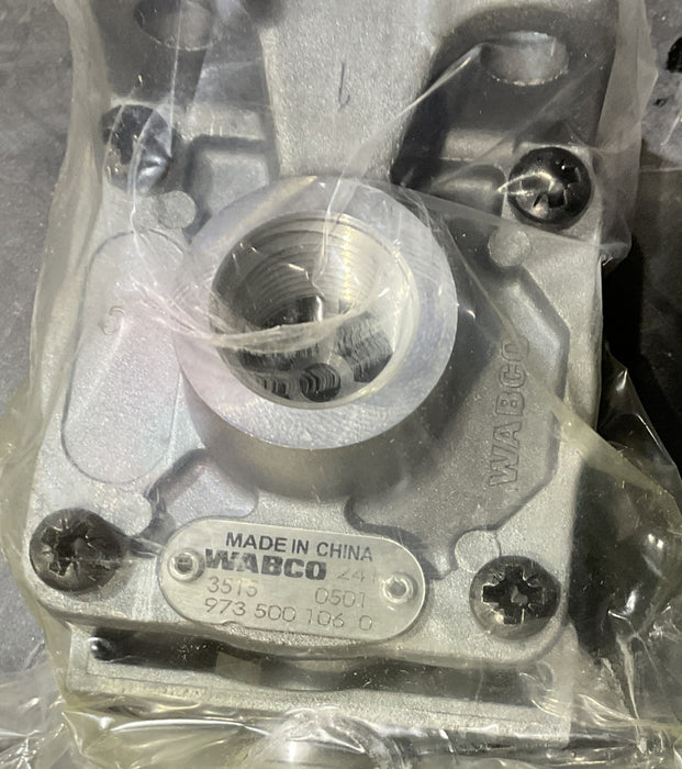 MERITOR S9735001060 Air Brake Quick Release Valve - Flap Exhaust, 10.0 bar Max Pressure, 1/2 in. - 14 NPTF Port