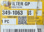 GENUINE CAT FUEL FILTER 349-1063 416D 420E 424D 428D 428F 430F