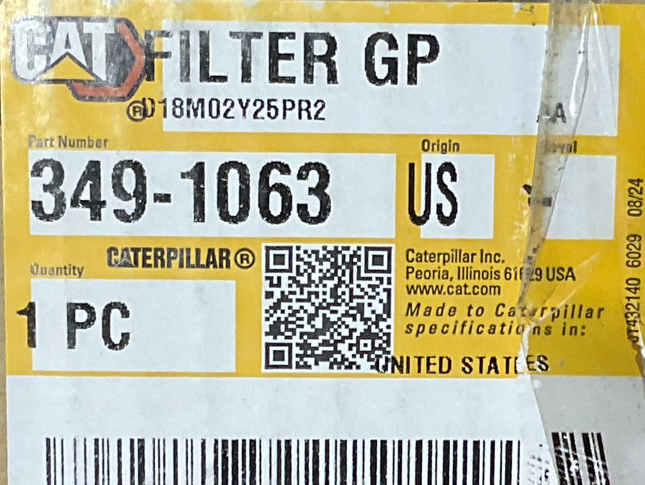 GENUINE CAT FUEL FILTER 349-1063 416D 420E 424D 428D 428F 430F