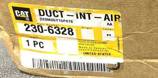 Caterpillar CAT C15 Twin-Turbo Diesel Turbocharger Duct 230-6328 120.00mm