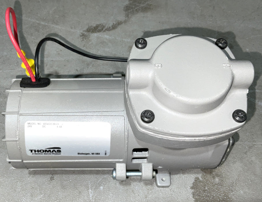 CNH MC1150E WOB-L COMPRESSOR 24V A184749 THOMAS 405ADC38/24 Thomas Oil-less