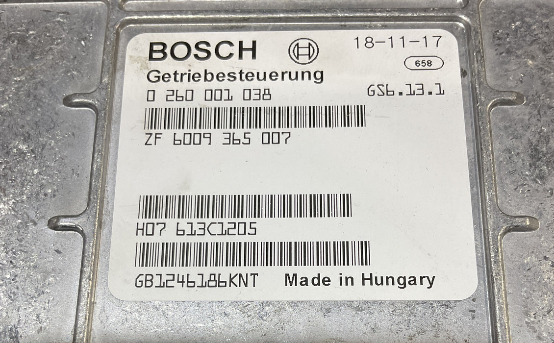 TRA240-55S3M V2 TRANSMISSION CONTROL ASSEMBLY BOSCH 0260001038 ZF 6009365007