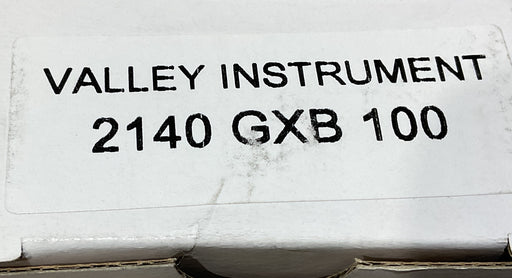 Valley Industries - 2-1/2" - 100 P.S.I. Liquid Filled Pressure Gauge - 2140GXB100