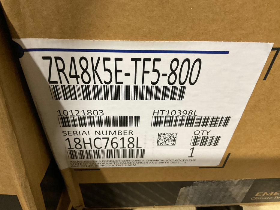 COPELAND SCROLL ZR48K5E-TF5-800 Compressor - 38,500-62,500 BTU