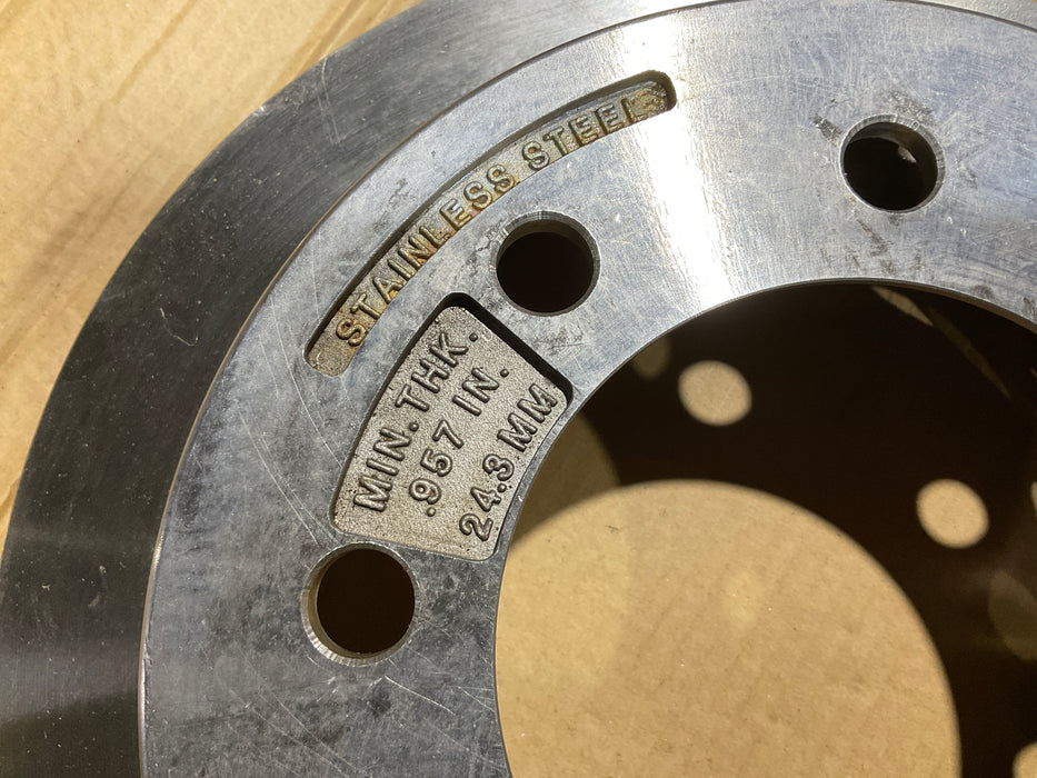 DEEMAXX MARINE 316 STAINLESS STEEL ROTOR & CALIPER 8000 LBS AXLE KIT