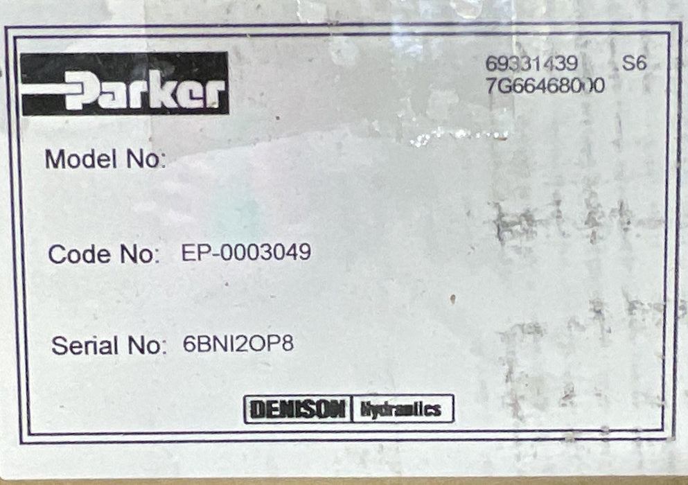 RTCH MODEL RT240 CONTAINER HANDLER HYDRAULIC PUMP