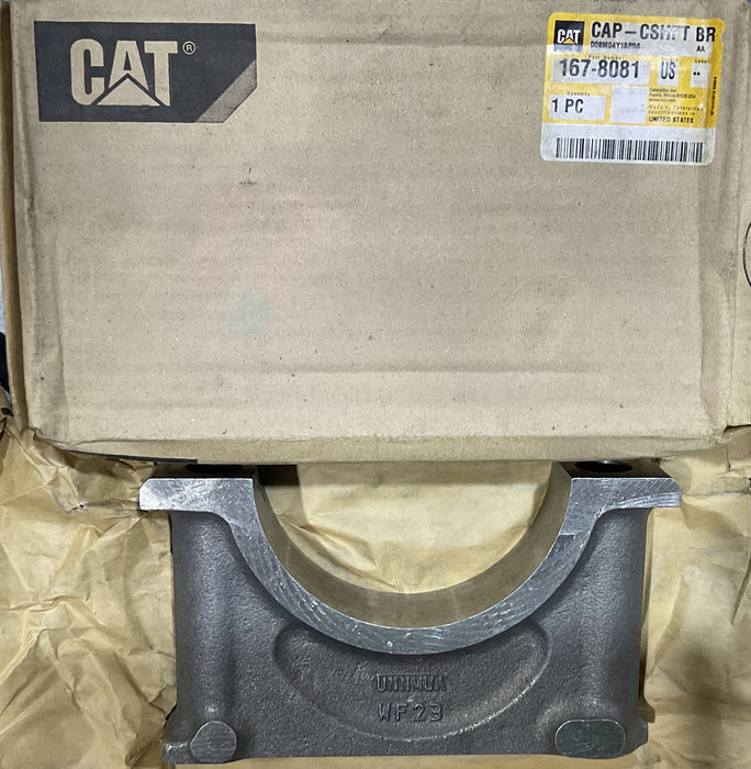 GENUINE CAT MAIN BEARING CAP 167-8081 C-18 C-15 C-16 3406E 3406C 3406B C16 C15