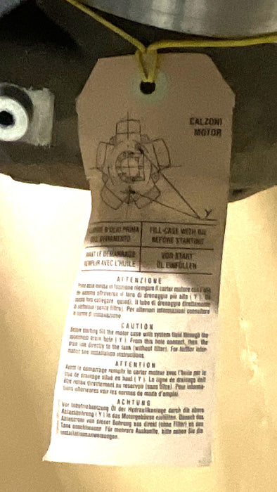 CALZONI PARKER-HANNIFIN HYDRAULIC MOTOR MR 450 N-3