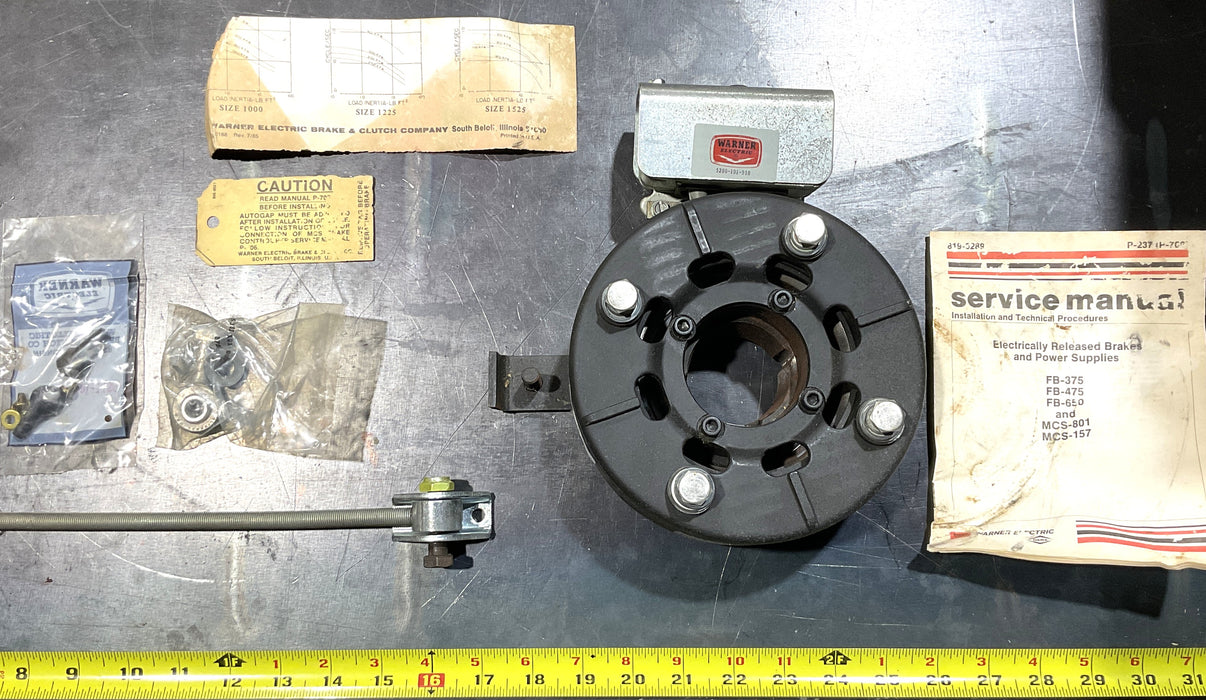 Warner Electric 5392-170-007 FB-650 electromagnetic brake rated for 90 VDC