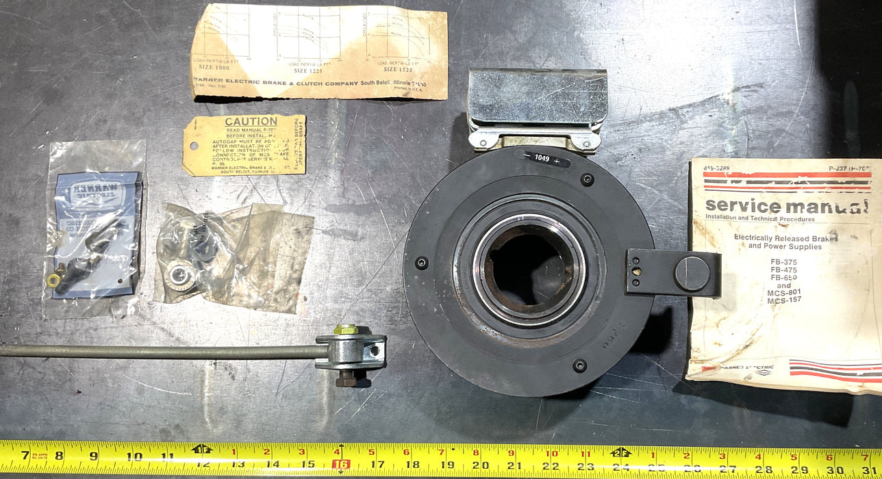 Warner Electric 5392-170-007 FB-650 electromagnetic brake rated for 90 VDC