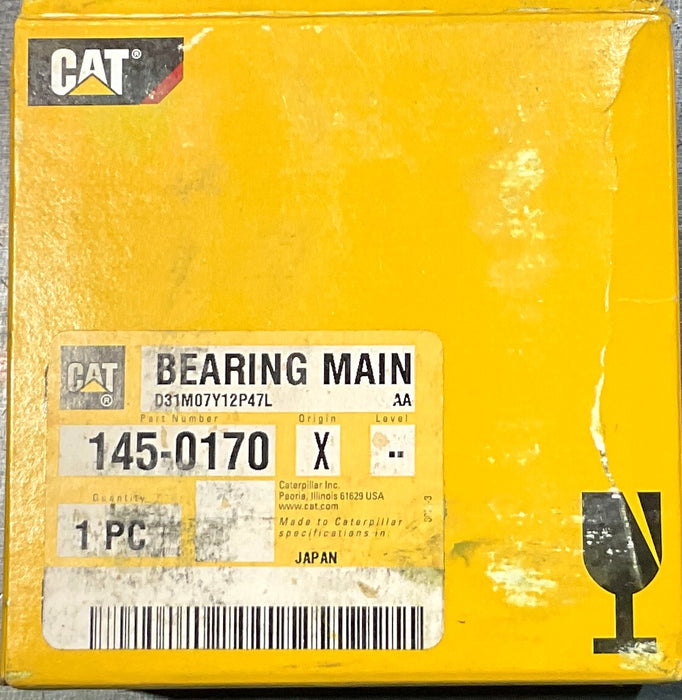 CAT 145-0170 Main Bearing C7 3126B 3126E 3114 3116 3126