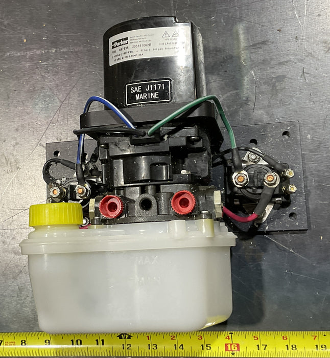 Parker Hydraulics 647635 JACK PLATE PUMP WITH MOTOR 12V