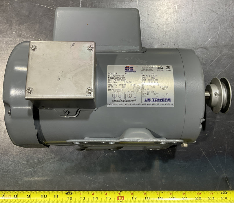 LEESON 30020-0008-0000 FRSME 56H MODEL C6K17WB1A 1725 RPM 115/208-230