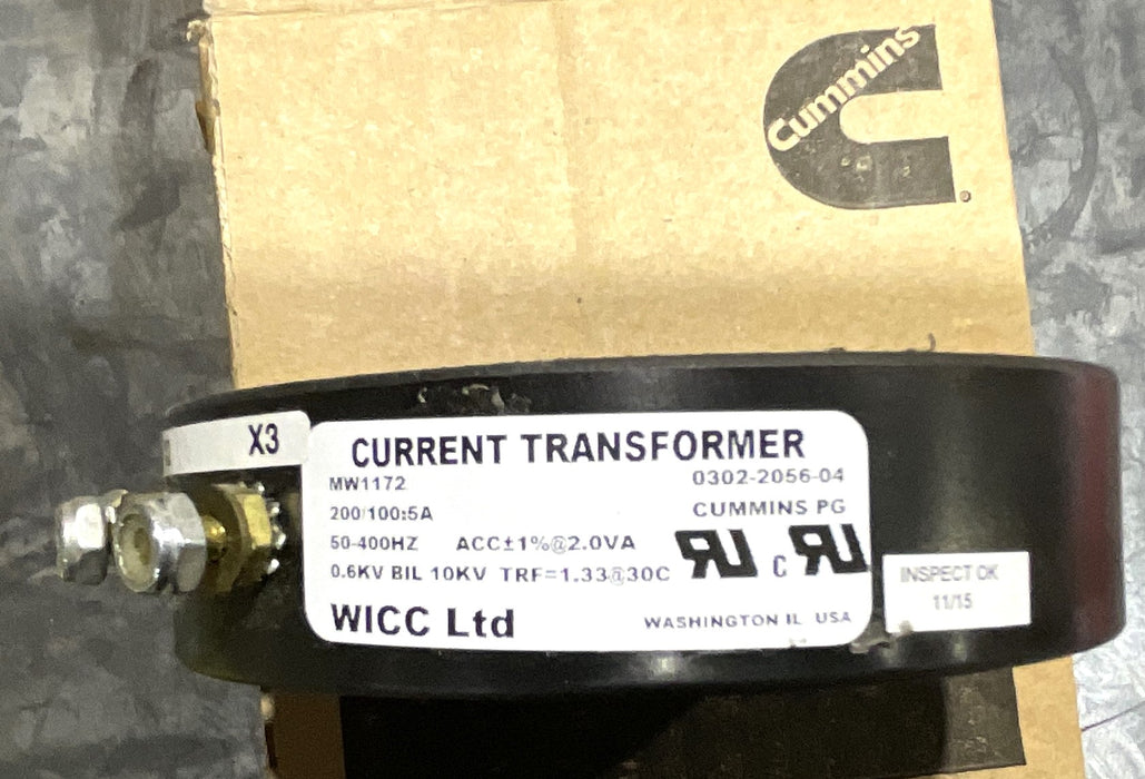 GENUINE ONAN 302-2056-04 TRANSFORMER-CURRENT MODEL M7