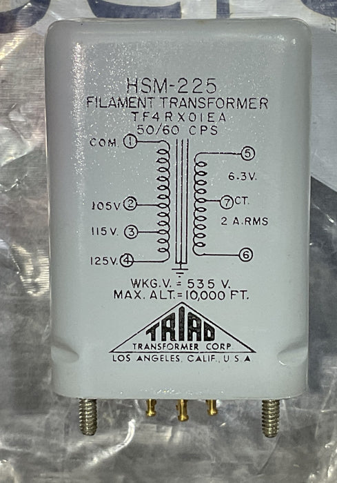 TRIAD POWER TRANSFORMER HSM225  5950-00-280-4938