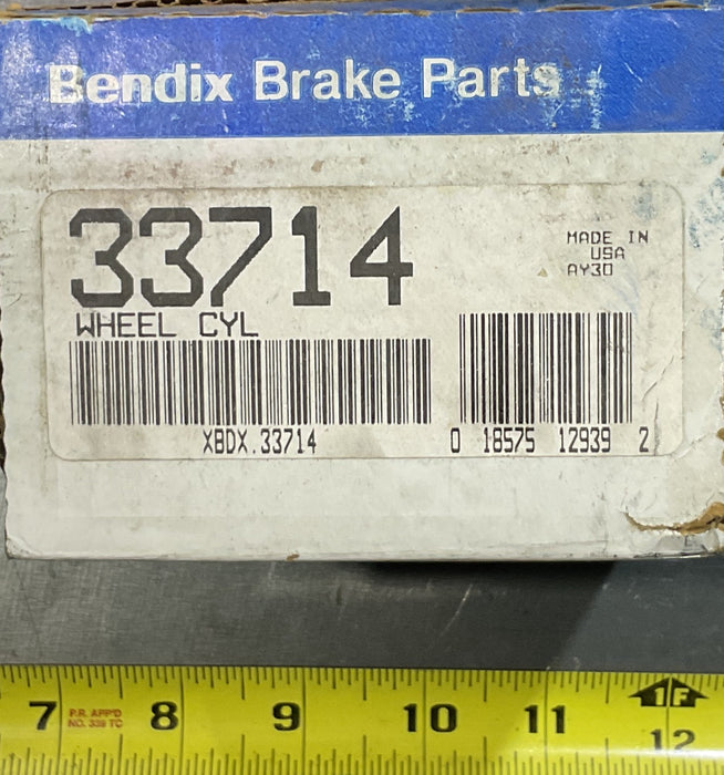 BENDIX WHEEL CYLINDER 33714 DELCO 172-308 CHRYSLER 2908735 FORD C4TZ2062D