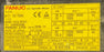 FANUC A06B-1410-B103 - AC SPNDL MDL Ai 18/7000, FLANGE, SLK, REAR