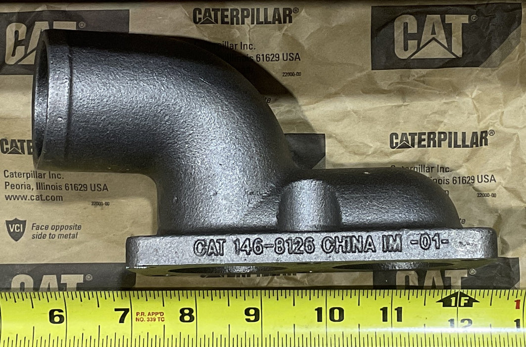 CAT 146-8126 THERMOSTAT HOUSING C7 3126E 3126 3126B GENUINE