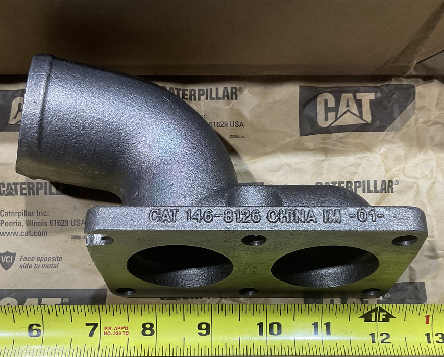 CAT 146-8126 THERMOSTAT HOUSING C7 3126E 3126 3126B GENUINE