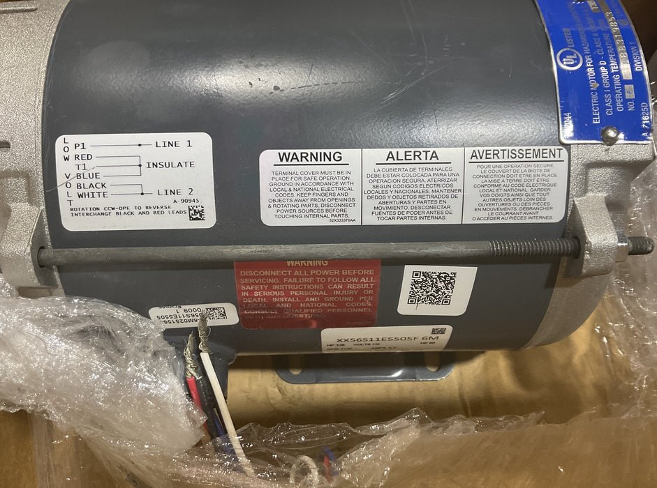 MARATHON ELECTRIC 56S11E5505F MOTOR HAZARDOUS DUTY
