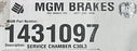 Mgm Brake Chamber Mk2a2 p/n 1431097 Model C30l3 Type 30-74-07