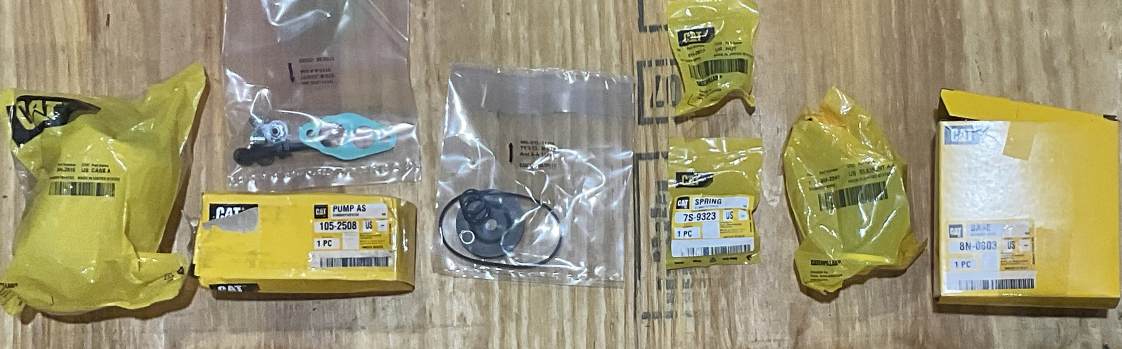 Genuine Cat Fuel Priming Kit 3176 3406 3306 c-10 c-12 3126 3114 pump 105-2508