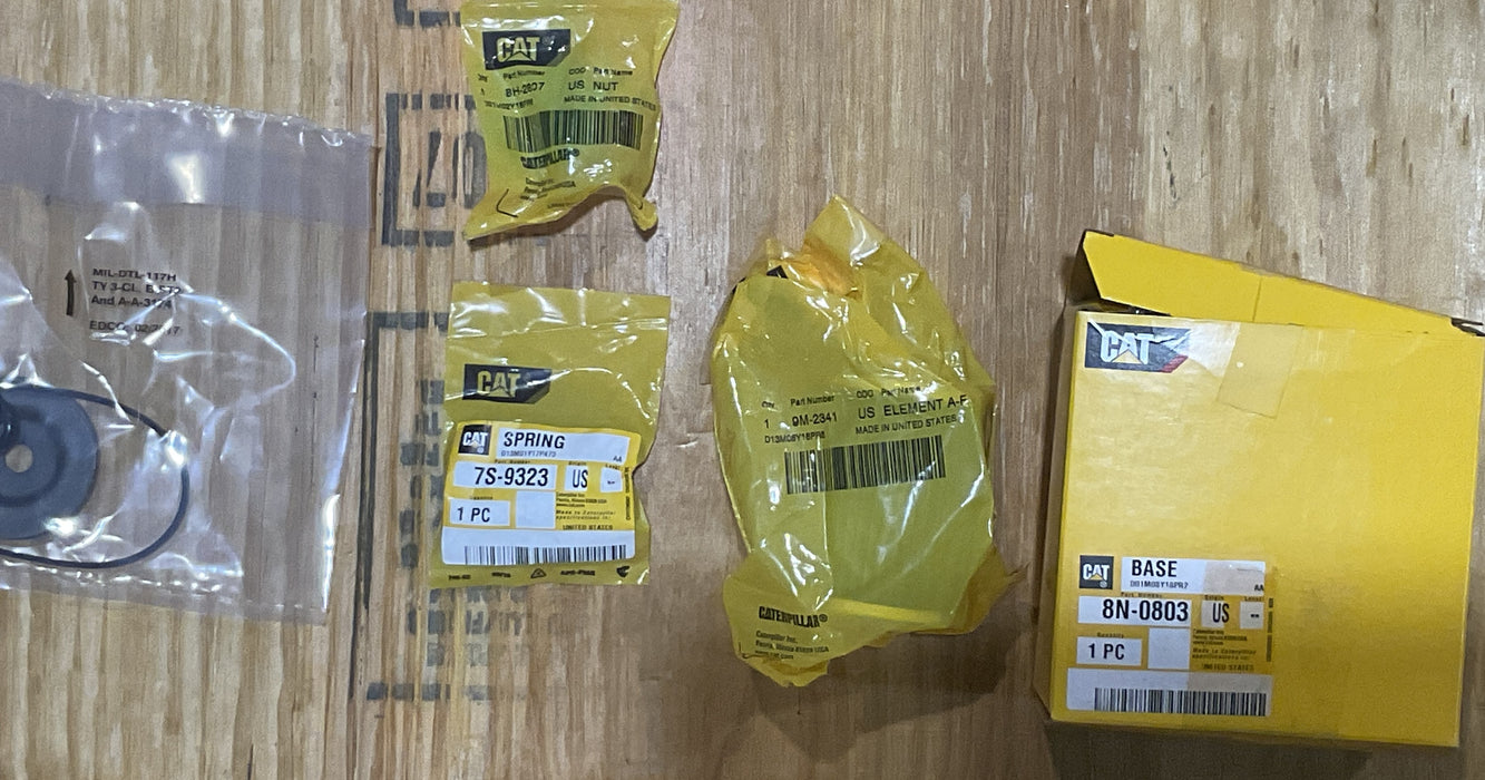 Genuine Cat Fuel Priming Kit 3176 3406 3306 c-10 c-12 3126 3114 pump 105-2508