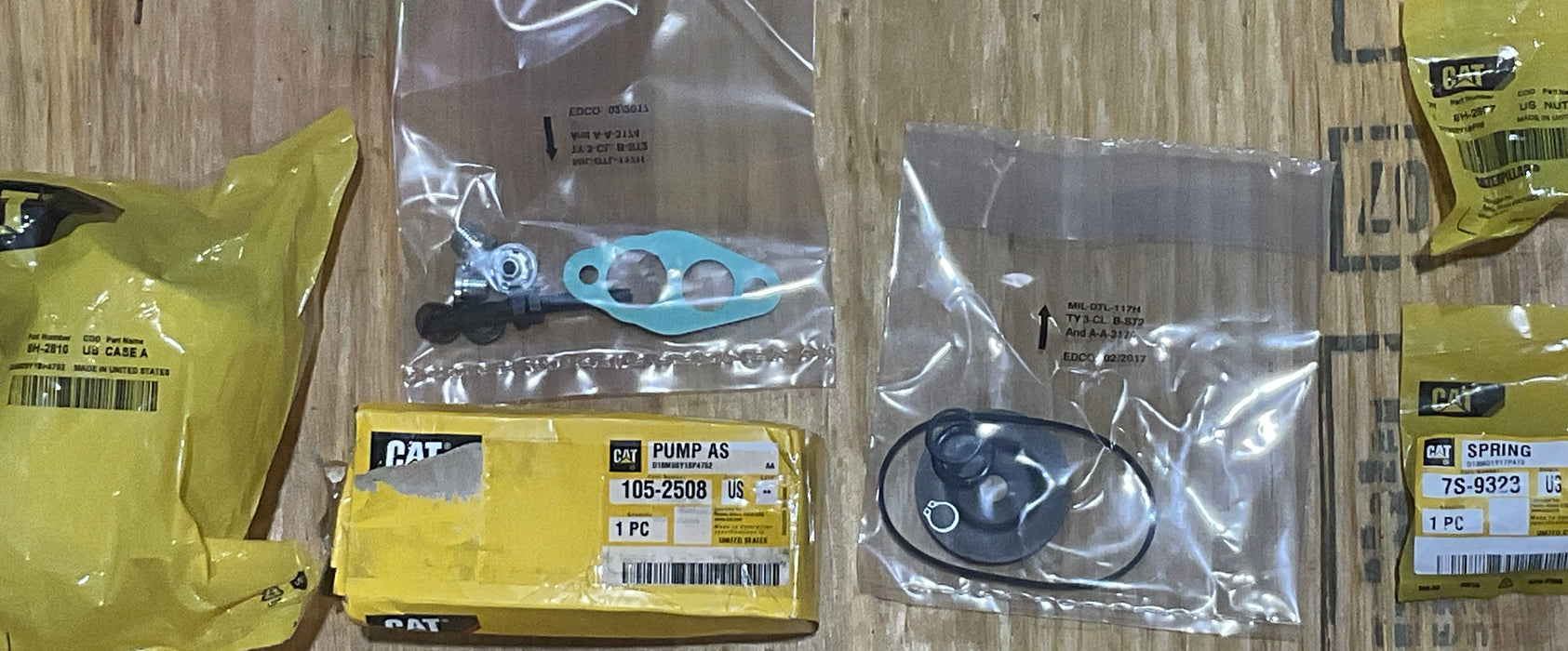 Genuine Cat Fuel Priming Kit 3176 3406 3306 c-10 c-12 3126 3114 pump 105-2508