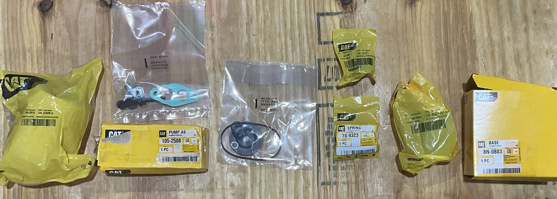 Genuine Cat Fuel Priming Kit 3176 3406 3306 c-10 c-12 3126 3114 pump 105-2508