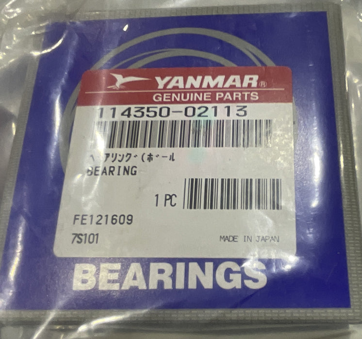 Genuine Yanmar 114350-02113  L60 L70 Replacement Crankshaft Ball Roller Bearing