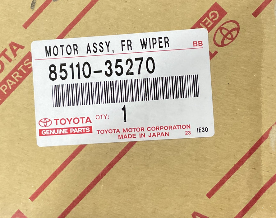 Genuine Toyota 85110-35270 WINDSHIELD WIPER MOTOR ASSY